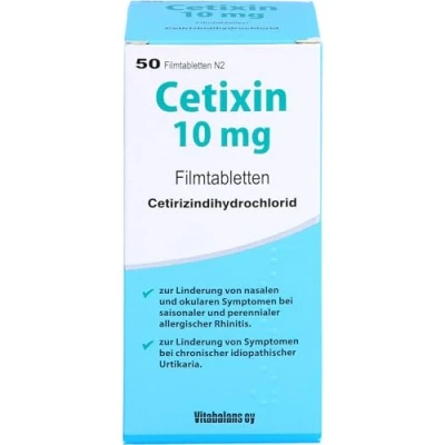 Abbildung von Cetixin 10 mg Filmtabletten 50 St