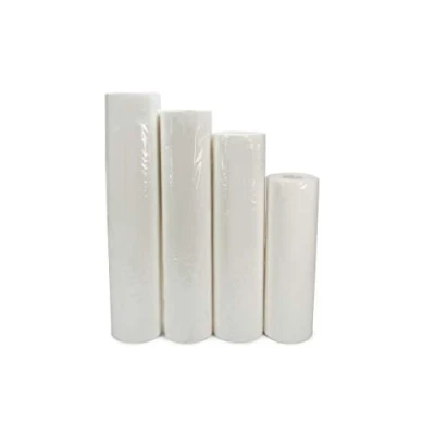Abbildung von Ärztekrepp 2 lagig 9 Rollen Größe 59cm x 50m hochwertig weiße Liegenabdeckung doppelschichtige perforierte Papierrolle Ideal für Krankenhäuser, Praxen, Tattoostudios uvm.