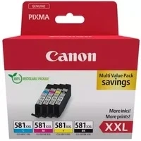Abbildung von Canon CLI 581XXL C/M/Y/BK 4 farbig Druckerpatrone Extra hohe Kapazität Multipack