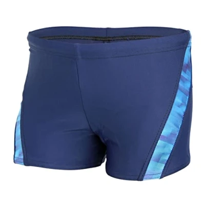 Abbildung von Aquarti Badehose Jungen Schwimmhose Kontrastfarbige Einsätze