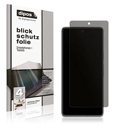 Abbildung von dipos I Sichtschutz Folie matt kompatibel mit Google Pixel 7 Blickschutzfolie Display Schutzfolie Privacy Filter