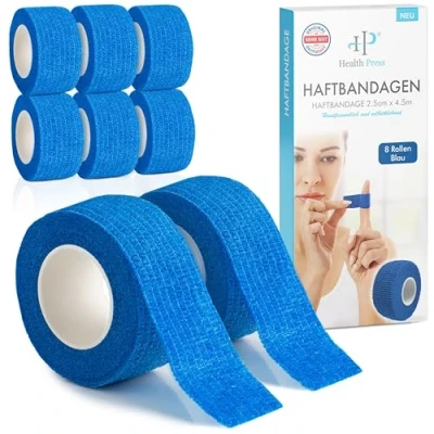Abbildung von Health Press® Elastisches Fingerpflaster 2,5cm x 4,5m 8 St