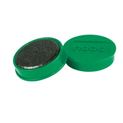 Abbildung von Nobo Magnet rund 32mm VE=10 Stück grün