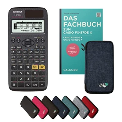 Abbildung von CALCUSO Standardpaket Blau mit Taschenrechner Casio FX 87DE X ClassWiz