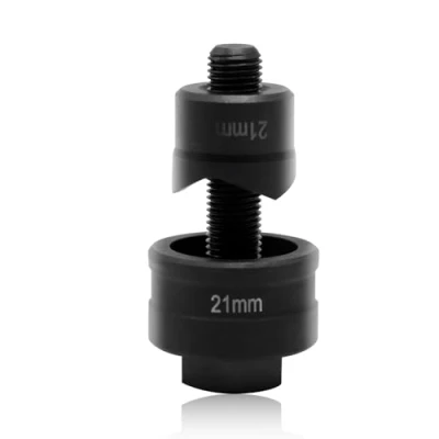 Abbildung von CCLIFE Lochschneider 21 mm, Schraublochstanzer für exakte Lochstanzungen in Spüle, Metall und Edelstahl
