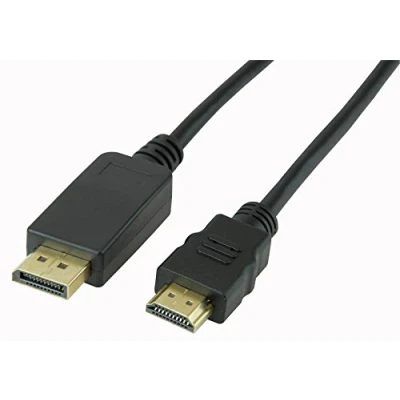 Abbildung von DisplayPort auf HDMI Kabel, 5 m, Schwarz