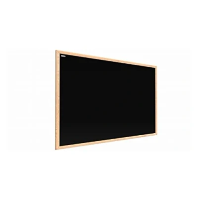 Abbildung von ALLboards Tafel Schwarze Magnetische Kreidetafel Naturholzrahmen Schreibtafel