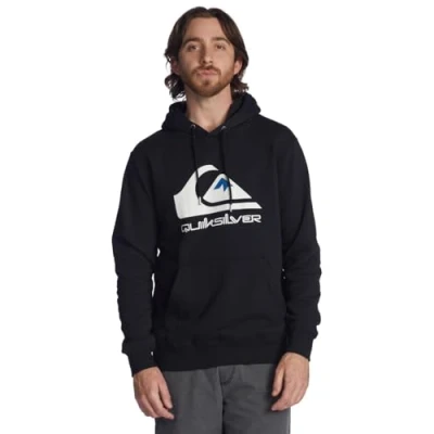 Abbildung von Quiksilver BIG LOGO Kapuzenpullover, Herren, Größe: Small, Navy blazer