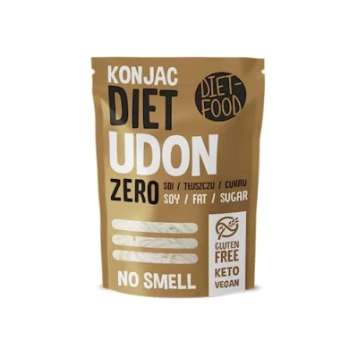 Abbildung von DIET FOOD Udon Konjak Nudeln Glutenfreie Kalorienarme Asia Nudel Low Carb Keto Noodles Vegan Halal Aus Konjakmehl Shirataki Suppennudel Spaghettinudeln