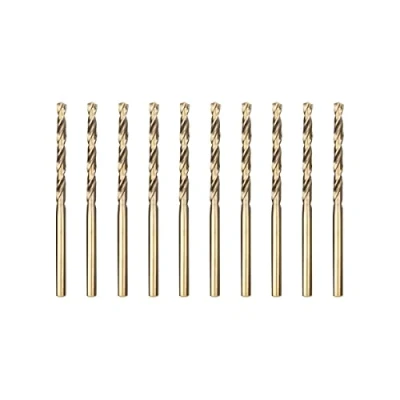 Abbildung von Meccion HSS Metallbohrer Professional Geschliffen Kobalt 10pcs 2.5mm Spiralbohrer fur Edelstahl und Metall