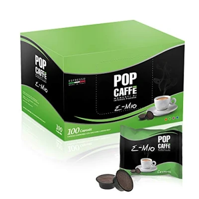 Abbildung von 100 Kapseln Pop Caffe e Mio Mischung 2 Cremoso Produkte Kompatibel A Modo