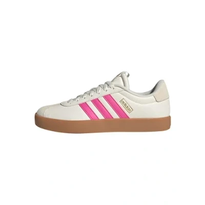 Abbildung von adidas Vl Court 3.0 Shoes Damen Schuhe, Core White Pulse Magenta Gold Met, 40 2/3 EU
