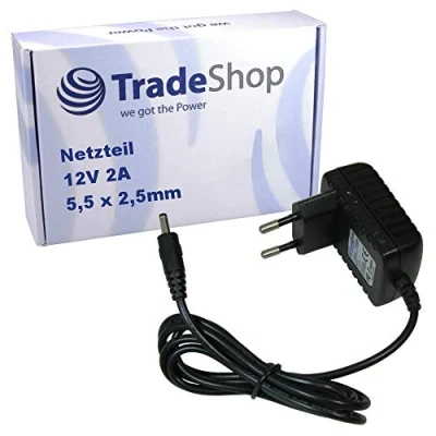 Abbildung von Trade Shop 12V 2A 5,5x2,5mm Universal Netzteil Stromadapter 1,2m für AVM Fritz!Fon 7150 Mini ALIX.1C ALIX.1D ALIX.1E APU.1C APU.1C4 APU.1D APU.1D4