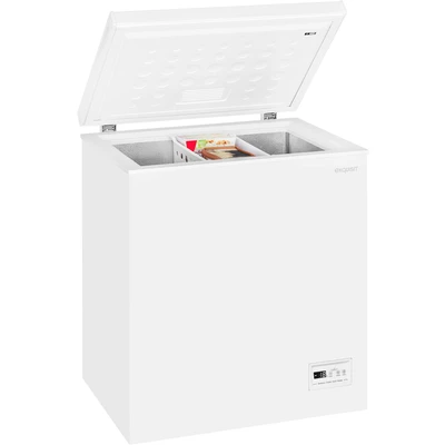 Abbildung von exquisit Gefriertruhe GT150 E 041E weiss, 70,5 cm breit, 142 l, Liter Nutzinhalt, Schnellgefrierfunktion