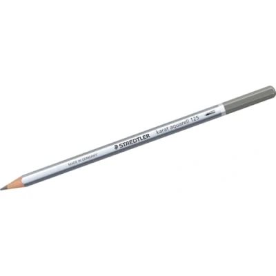 Abbildung von Staedtler 125 85 karat aquarell Farbstift, wasservermalbar, 6 Stück im Kartonetui, warmgrau
