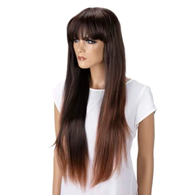 Abbildung von CAISHA 80cm Langhaar Perücke Fiona Fashion Wig Cosplay Glatt Braun Mix FZ502f