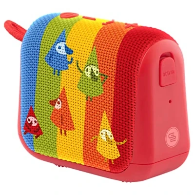 Abbildung von GOGEN Kinder Lautsprecher I Bis zu 12 Stunden Akku 5W Ausgangsleistung Bluetooth Box für Rot