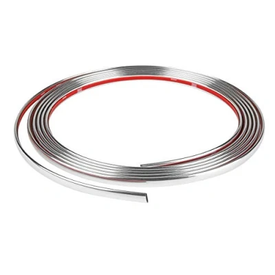 Abbildung von EUFAB Metallschild Zierleiste universal Chrom 3m x 7mm