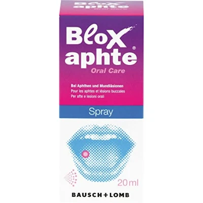 Abbildung von Bloxaphte Oral Care Mundspray bei Aphthen, Verletzungen im Mund