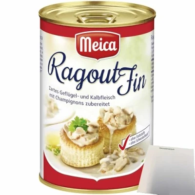 Abbildung von usy Bundle für Meica Ragout Fin Zartes Geflügel und Kalbfleisch (400g Dose) + Block