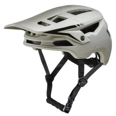 Abbildung von Fahrradhelm, Mountainbike Helm Helme für Herren Damen Erwachsene Jugend (Beigegrau, M(54 57CM))