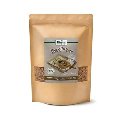 Abbildung von Biojoy BIO Linsen braun (1,5 kg), getrocknet und ganz, Berglinsen, ohne Zusätze