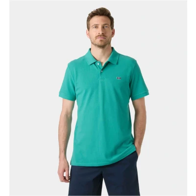 Abbildung von Helly Hansen für Herren. 54543 Hudson grünes Poloshirt (S), Lässig, Baumwolle, Kurzarm