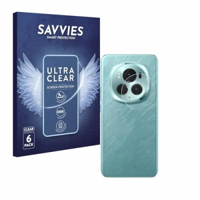 Abbildung von Savvies 6 Stück Schutzfolie für Honor Magic Pro (NUR Kameraschutz) Displayschutz Folie Ultra Transparent
