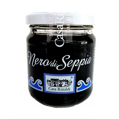 Abbildung von Casa Rinaldi Cremige und samtige Sepia Sauce, herzhafter, intensiver Geschmack, 180 g Glas