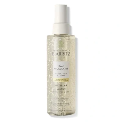 Abbildung von Laboratoires de Biarritz Mizellarwasser für Gesicht, Augen &amp; Lippen, Bio zertifiziert Reinigt, Make up Entferner, spendet Feuchtigkeit und beruhigt 200 ml