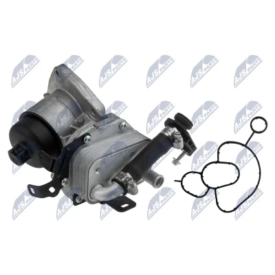Abbildung von NTY CCL FR 026 Ölkühler mit Dichtung PEUGEOT: 607 Limousine, 407 SW, 807, FORD: S Max Mk1, MONDEO 4, Galaxy Mk2 MPV, CITROËN: C8, C5 III Kombi