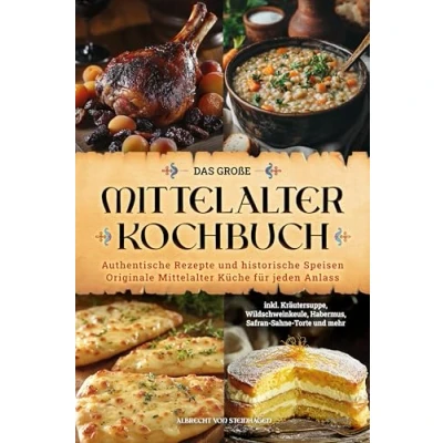 Abbildung von Das große Mittelalter Kochbuch: Authentische Rezepte und historische Speisen Originale Küche für jeden Anlass inkl. Kräutersuppe, ... mehr (Geschenk Mittelalterfans)
