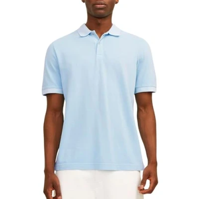 Abbildung von Jack &amp; Jones Premium Poloshirt, Herren, Größe: Medium, Cerulean