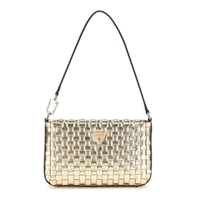 Abbildung von Guess Twiller MINI TOP ZIP Shoulder Handtasche, Damen, Größe: One Size, Gold