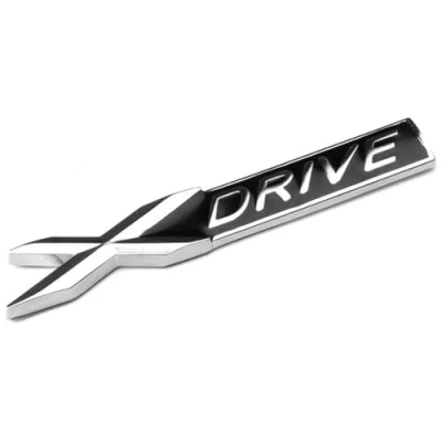 Abbildung von Auto Metall Emblem Badge für BMW XDrive X3 X5 X6 E53 E90, Selbstklebend Karosserie Aufkleber Autoaufkleber Dekoration Zubehör,B
