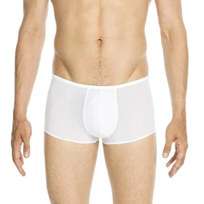 Abbildung von HOM Herren Kurze Boxershorts Plumes Unterw sche, Weiß, L EU