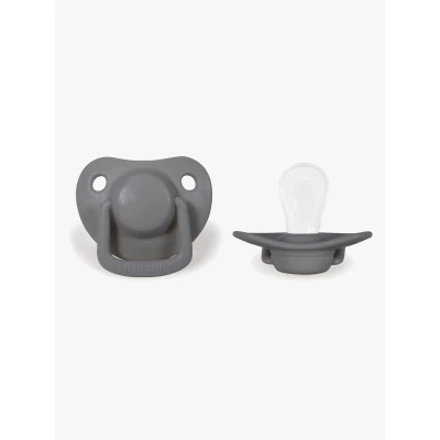 Abbildung von FILIBABBA Schnuller 0 6 Monate 2er Pack, Dark Grey
