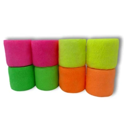 Abbildung von LisaCare Pflasterverband 5cm x 4,5m 8er Neon Mix 8 St