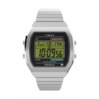 Abbildung von Timex Digitaluhr, Größe: One Size, Silver tone