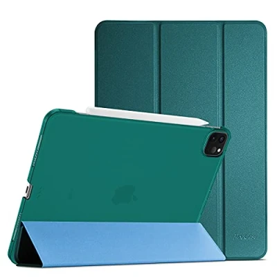 Abbildung von ProCase Hülle für iPad Air 13 Zoll M2 2024/iPad Pro 12.9 (6/5/4/3 Gen) Dreifach Schutzhülle, Dünn Leicht Smart Case Cover 13&quot; (M2) 12,9 2022/2021/2020/2018 Teal