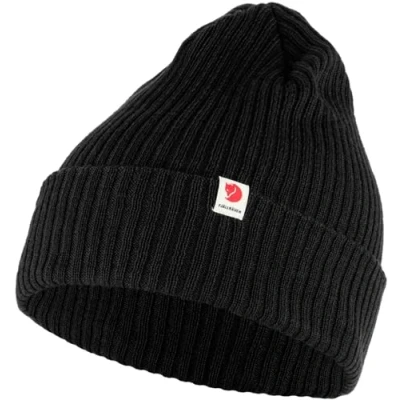 Abbildung von Fjallraven 13100184 550 Rib Hat Unisex Adult Black Größe OneSize