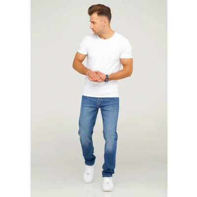 Abbildung von Jack &amp; Jones Imike ARIS Jeans Straight Leg, Herren, Größe: 34xL30, Dark blue denim