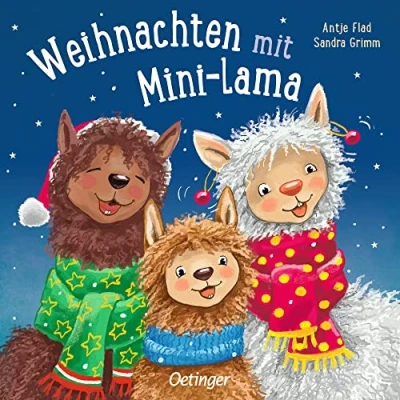 Abbildung von Weihnachten mit Mini Lama: Lustiges Pappbilderbuch für Kinder ab 2 Jahren