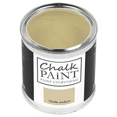 Abbildung von Chalk Paint Everything® Verde Antico (Antik Grün) (750 ml) Wasserbasierte Kreidefarbe für Shabby Chic Möbel, Dekoration und Recycling Projekte Ungiftig, leicht anzuwenden