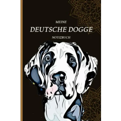 Abbildung von Meine Deutsche Dogge Notizbuch alle wichtigen Informationen auf einen Blick: