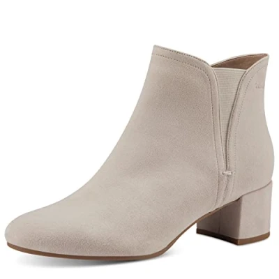 Abbildung von Tamaris Ankle Boot, Damen, Größe: 36, Ivory suede Schuhe