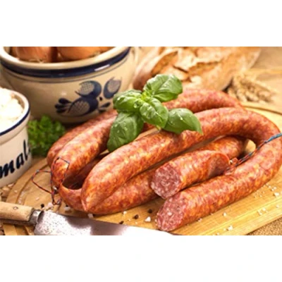 Abbildung von Ahle Wurst nordhessische Spezialität Stracke edel Salami geräuchert am Stück luftgetrocknete Mettwurst ausgezeichnet zur besten 2016 250 gr