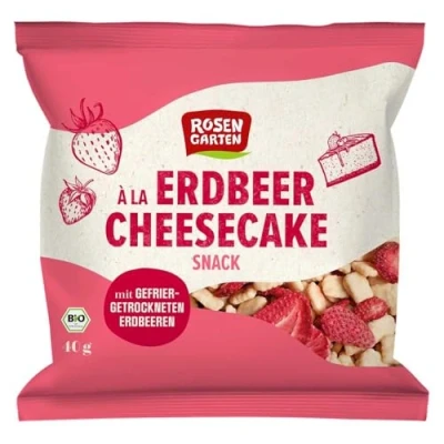 Abbildung von Rosengarten Erdbeer Cheesecake Snack, 40g (1)
