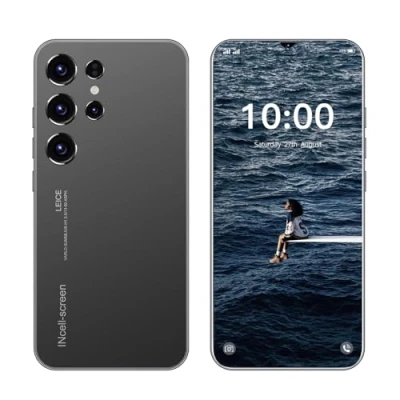 Abbildung von Fine Life Pro Android Telefon, 6,3 Zoll Bildschirm, 4G LTE Smartphone, Dual Kameras, 2GRAM, 16GROM, erweiterbar 128GB, SIM Karten, geeignet für Anfänger (5, Black)
