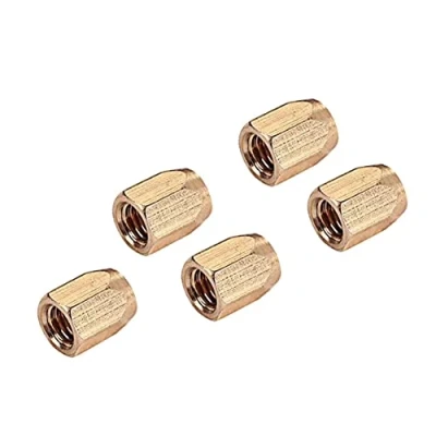Abbildung von Alnicov Gitarren Halsspannmutter, 5 Stück, Messing, für E Gitarre, Zubehör